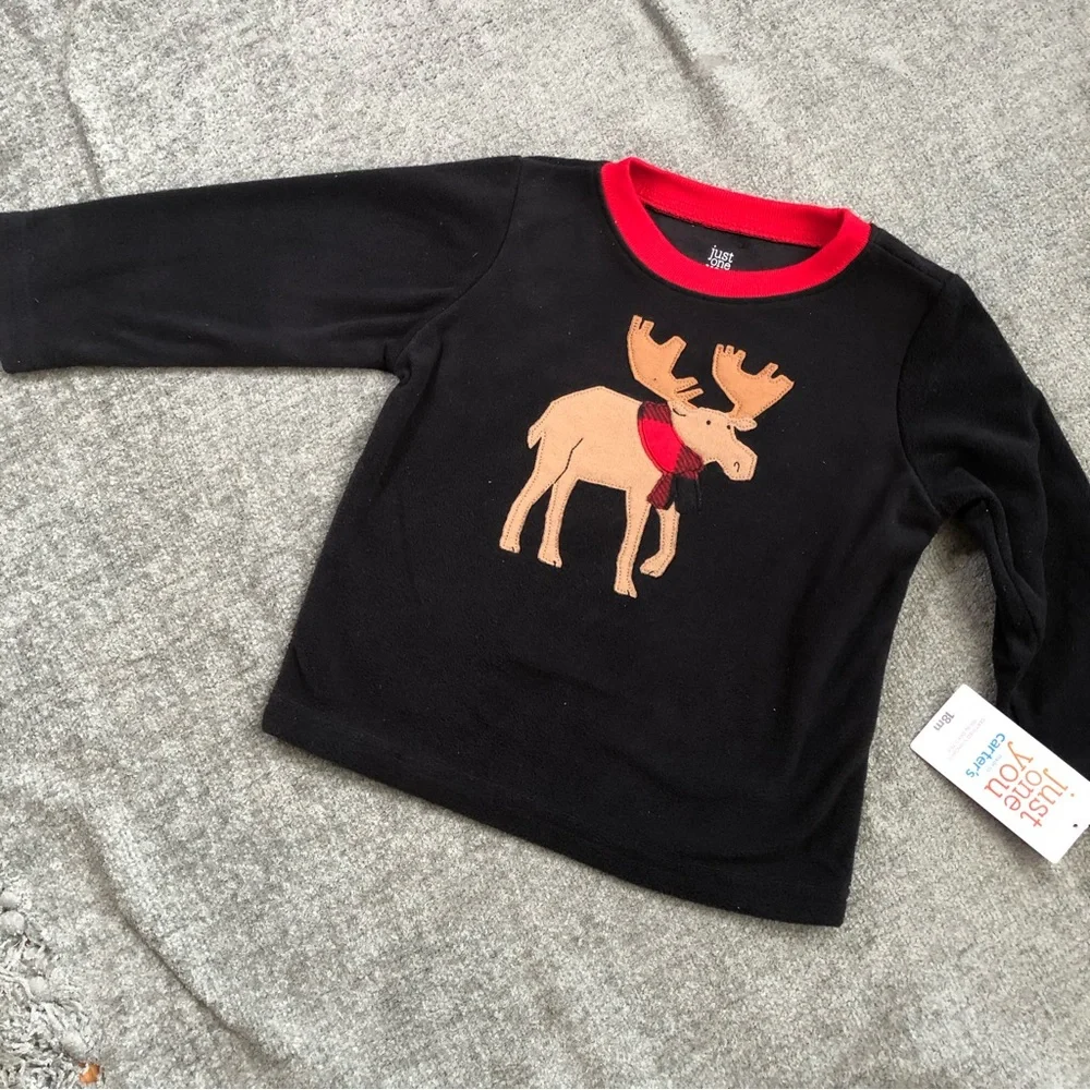 NWT Carter’s Moose Sweatshirt Size 18month